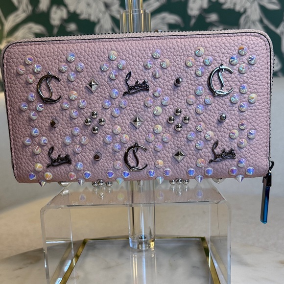Christian Louboutin Authentic NIB Blush Pannetone Zippy Wallet, full incl - Picture 5 of 11